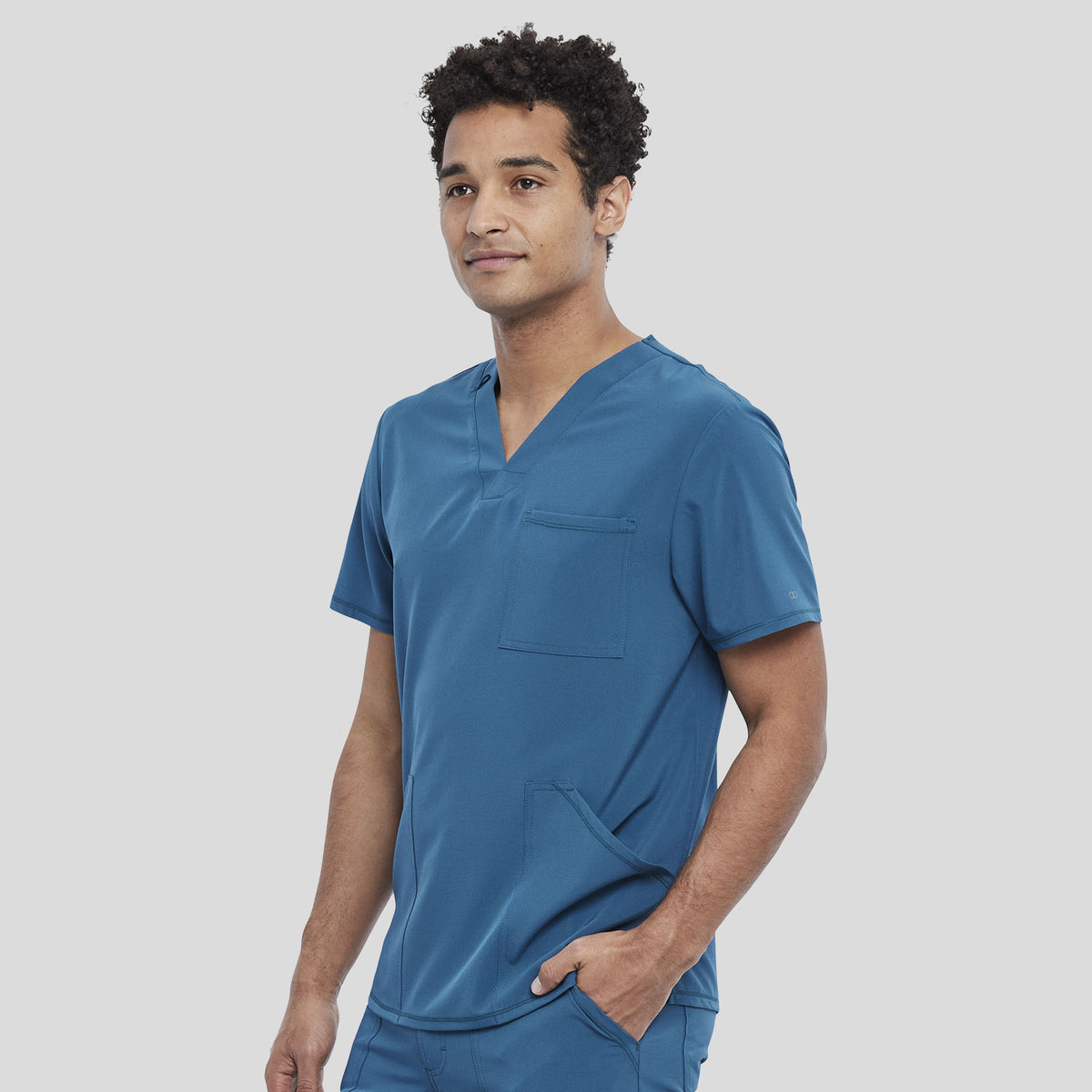 Men's V-Neck Top | Caribbean