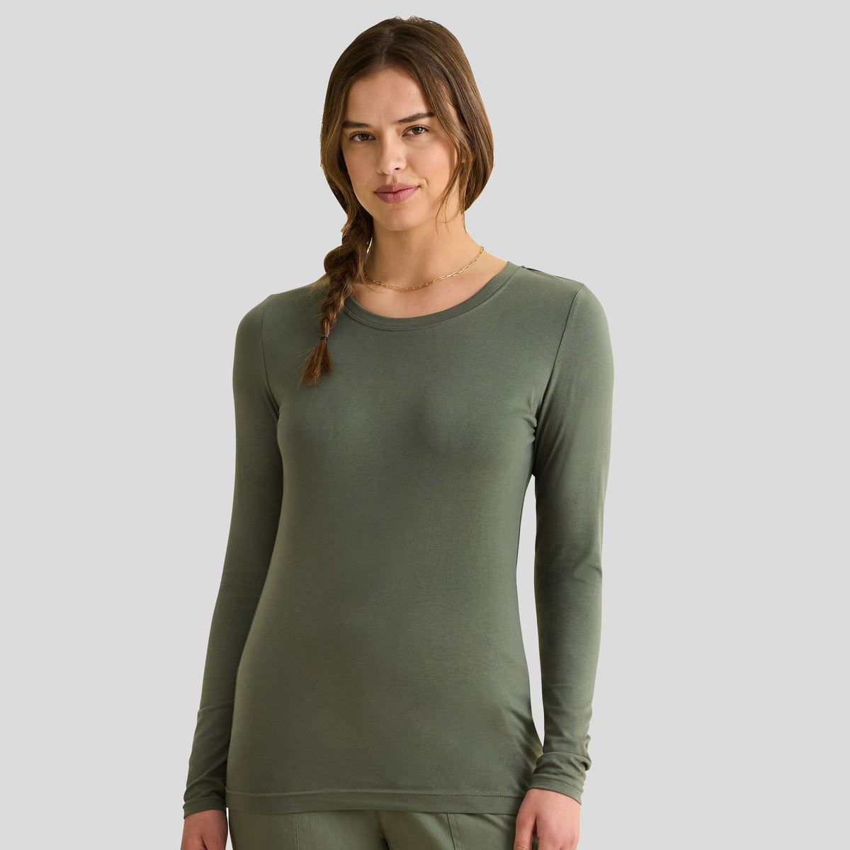 Women's Melissa Long Sleeve Stretch T-Shirt | Olive