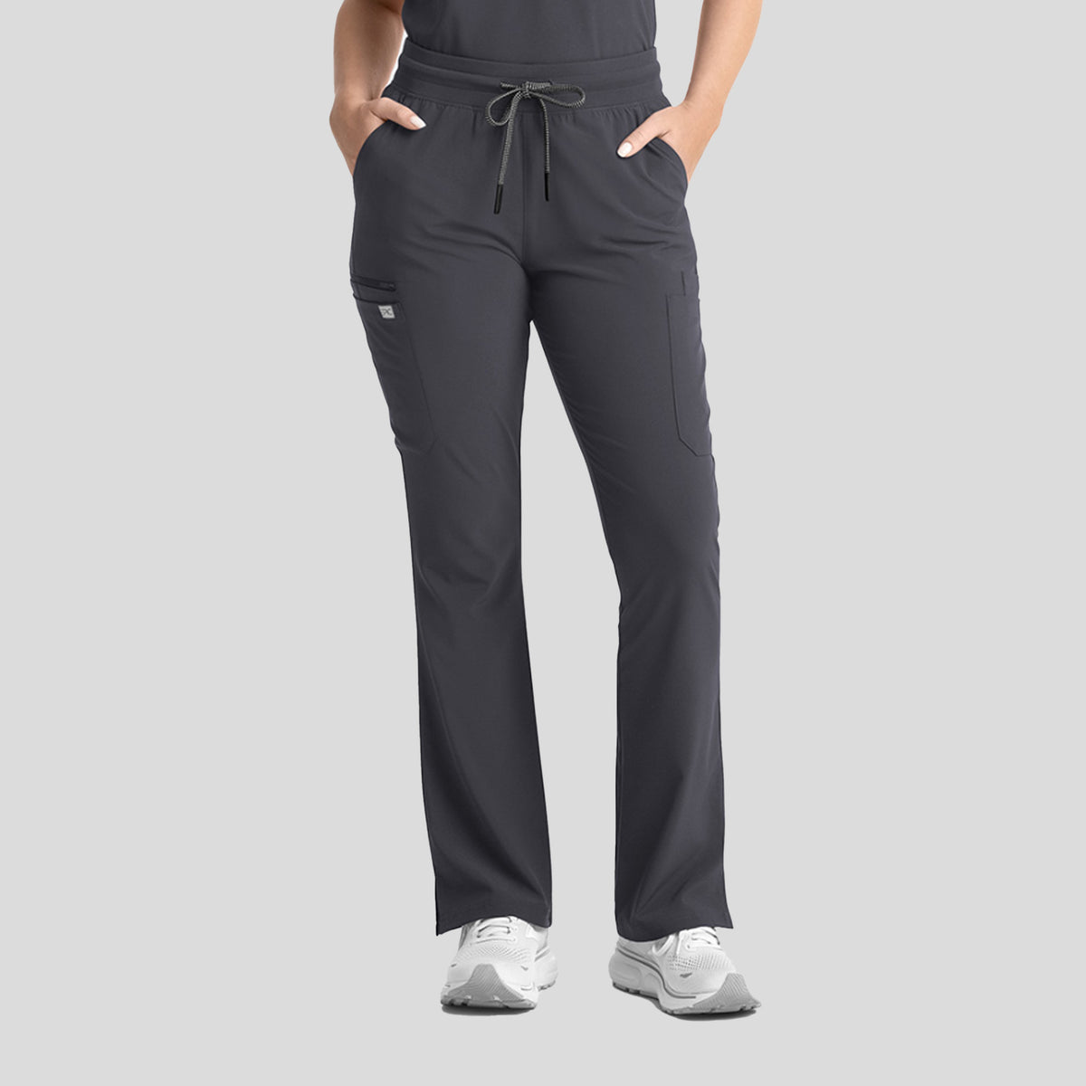 Womenβs Yoga Waistband Flare Pant | Pewter