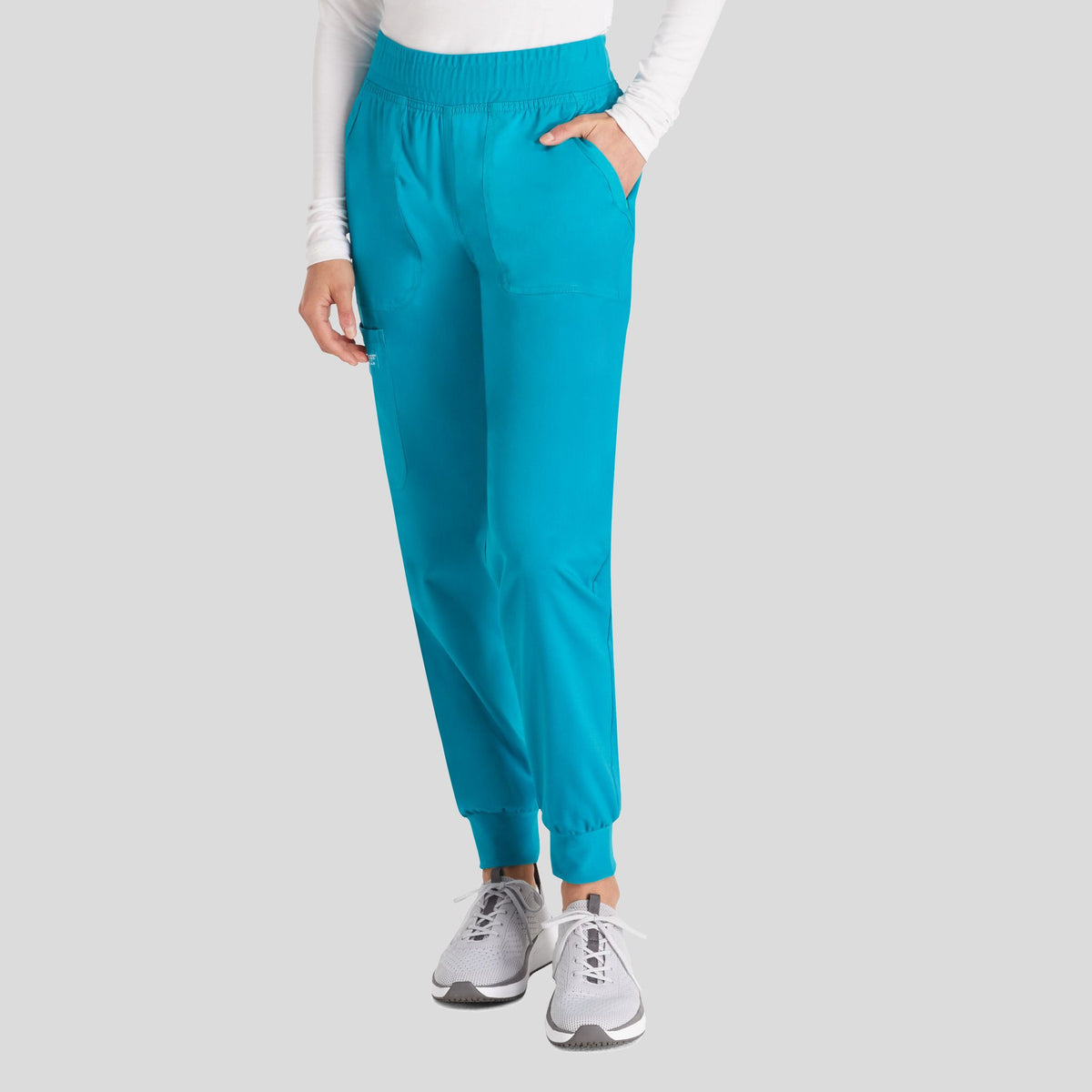 Women's Mid Rise Jogger Scrub Pant | Teal
