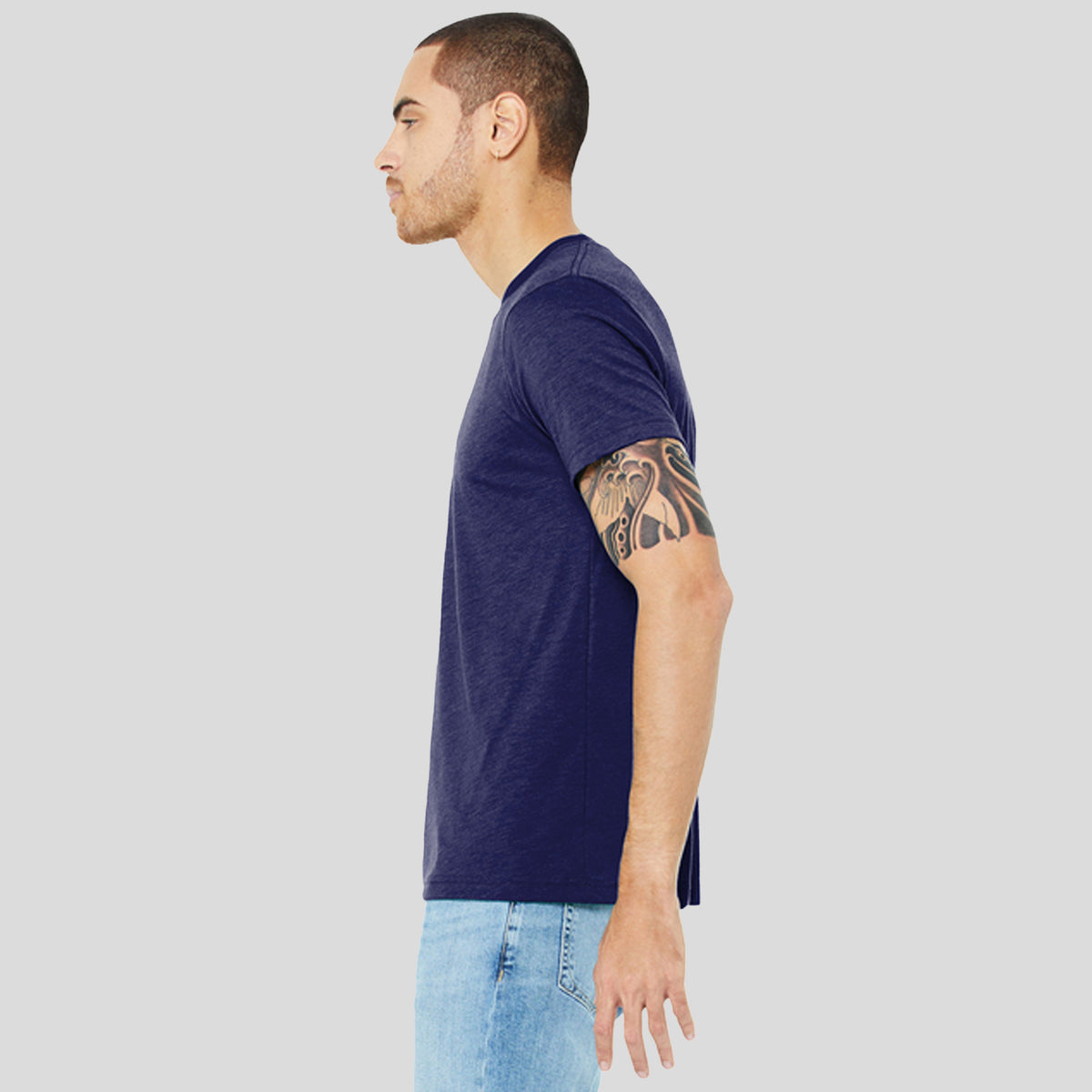 Unisex Triblend Short Sleeve Tee | Navy Triblend