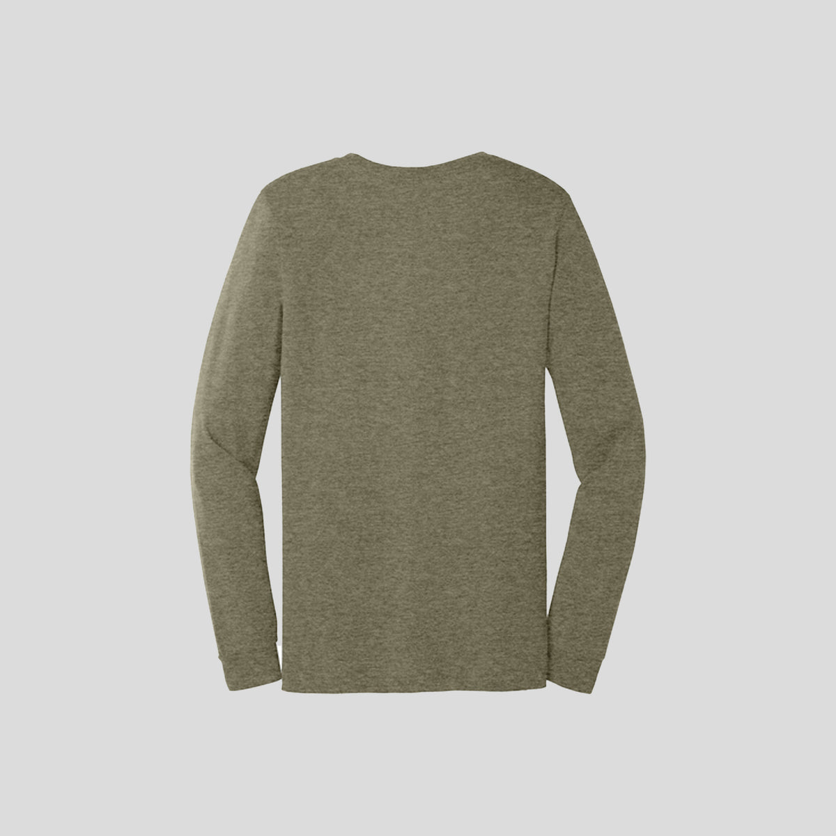 Unisex Heather CVC Long Sleeve Tee | Heather Olive