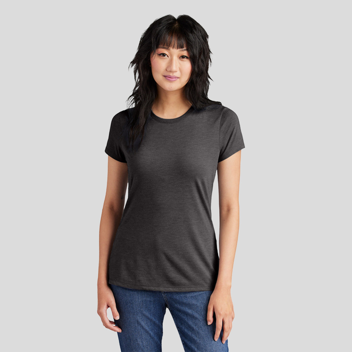 Womenโs Perfect Triยฎ Tee | Heathered Charcoal