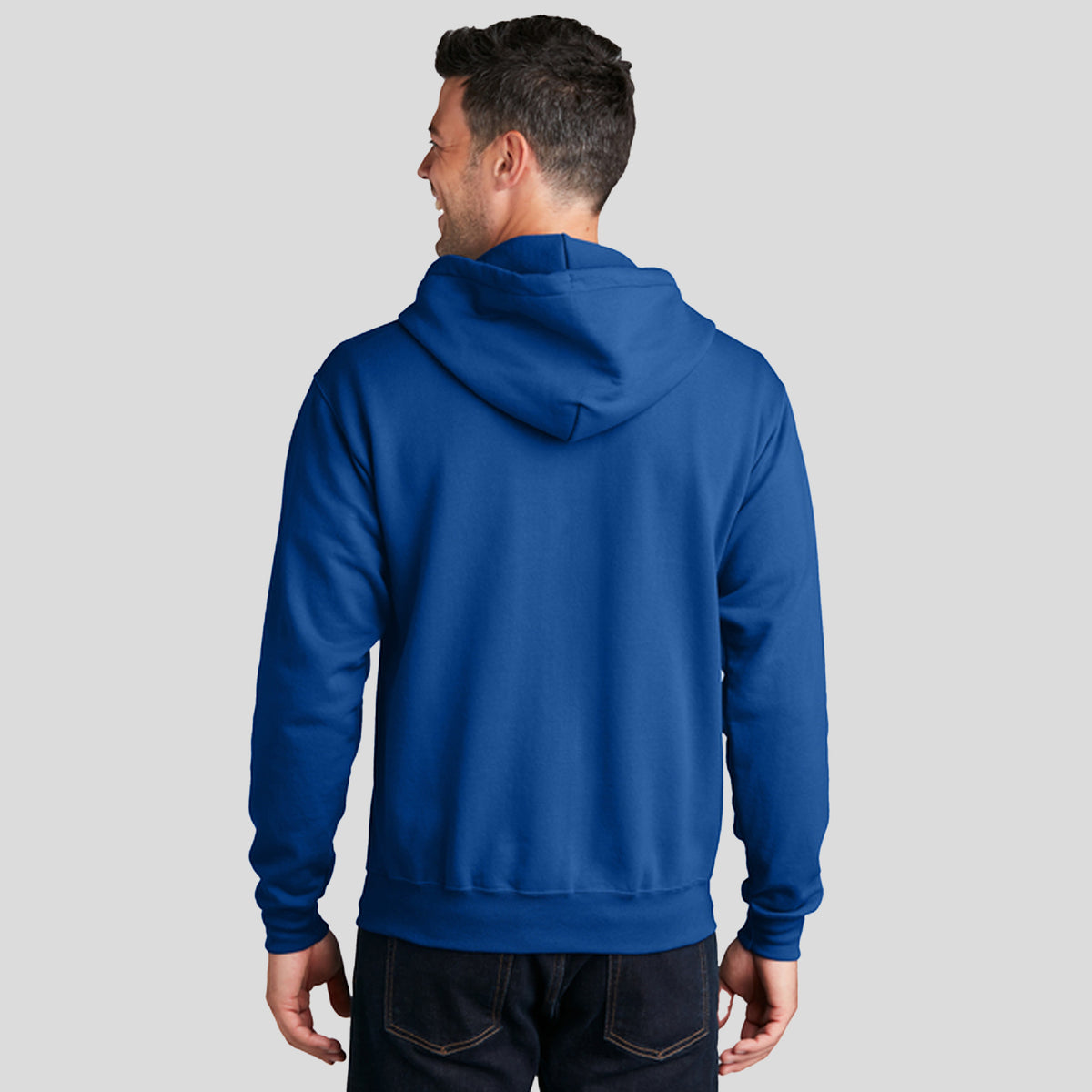 Core Fleece Full-Zip Hooded Sweatshirt | True Royal
