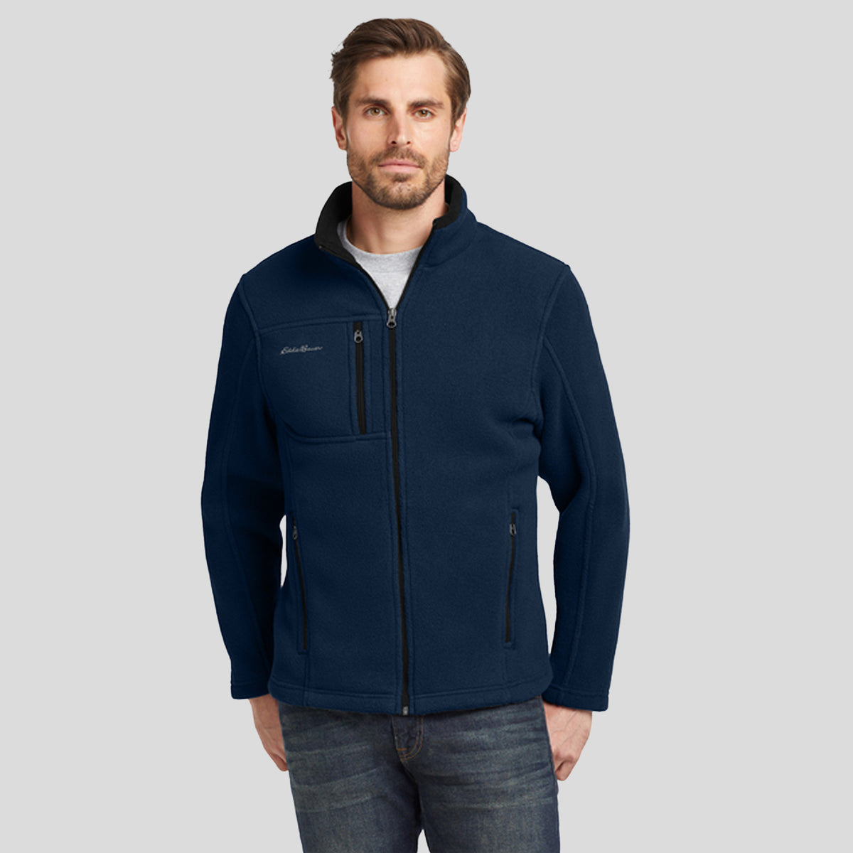 Full-Zip Fleece Jacket | River Blue Navy