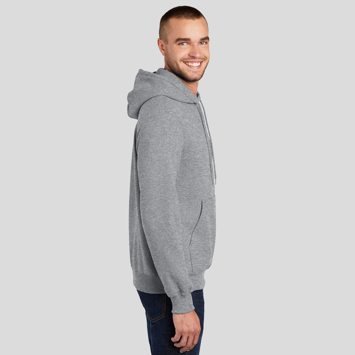 Tall Essential Fleece Pullover Hooded Sweatshirt | Athletic Heather