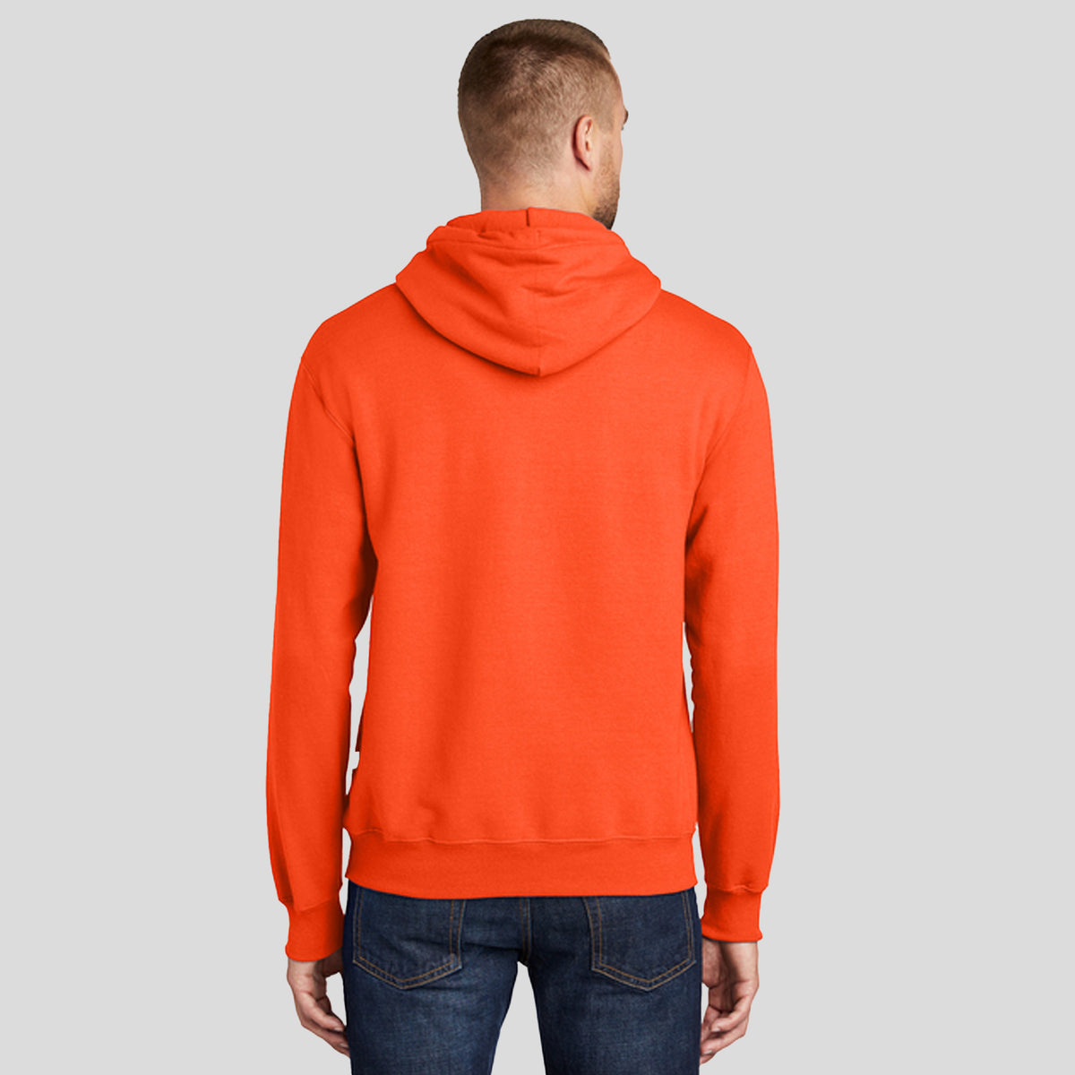 Core Fleece Pullover Hooded Sweatshirt | Safety Orange