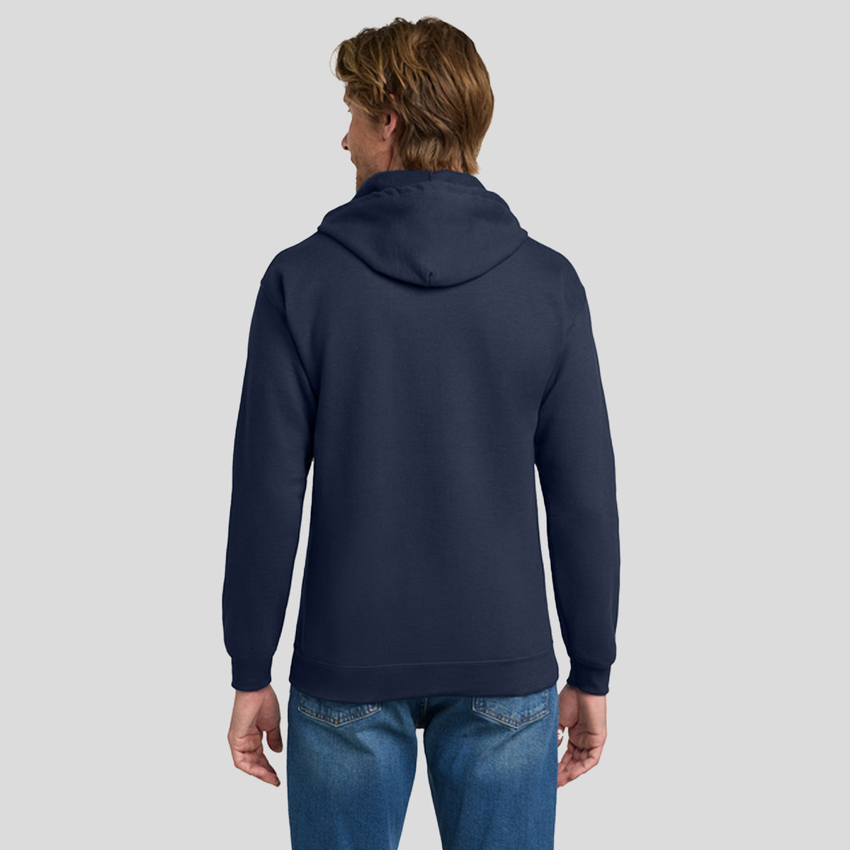 Heavy Blendβ’ Full-Zip Hooded Sweatshirt | Navy