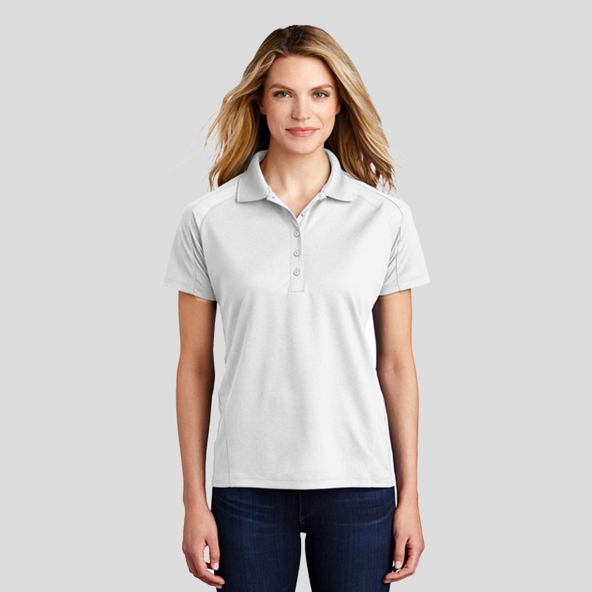 Women's Dri-Meshยฎ Pro Polo | White