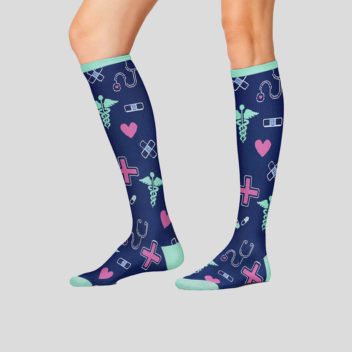 Women's 10-15mmHg Compression Socks | Symbols of Care