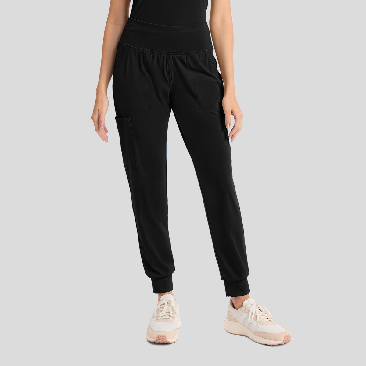 Achieve Pull-On Jogger Scrub Pant | Black