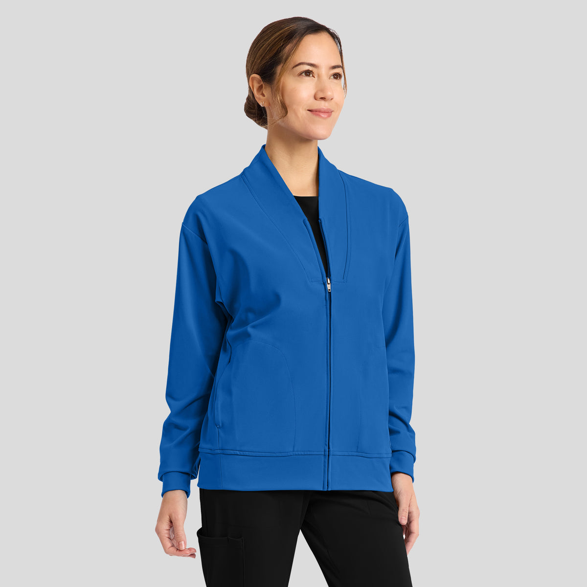 Achieve Warm-Up Scrub Jacket | Royal