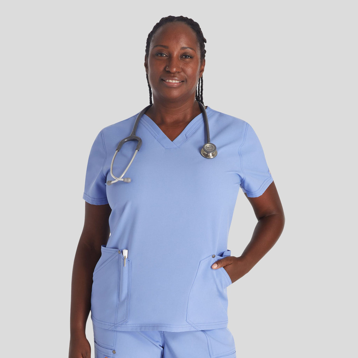 Women's V-Neck Scrub Top | Ciel