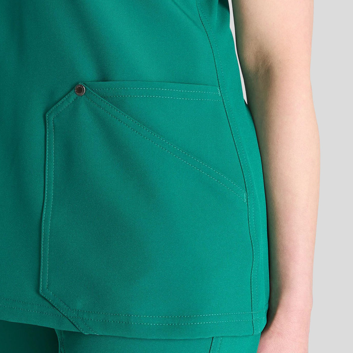 Women's V-Neck Scrub Top | Hunter