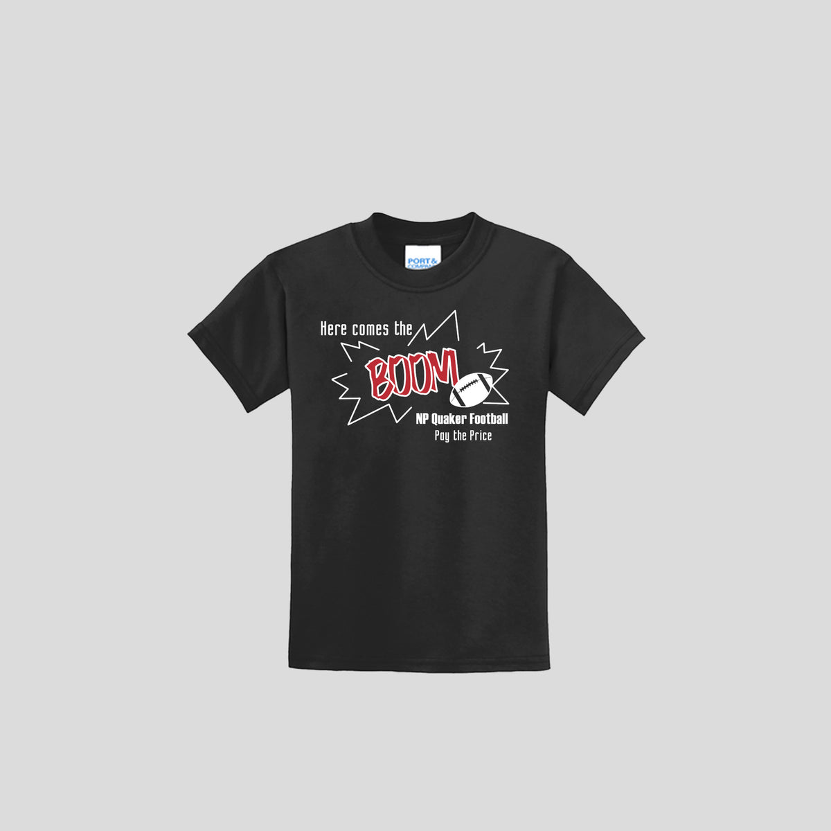 Youth Here Comes the Boom Core Blend Tee | Black