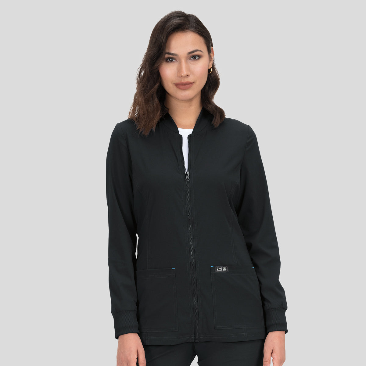 Andrea Women's 4-Pocket Stretch Jacket | Black