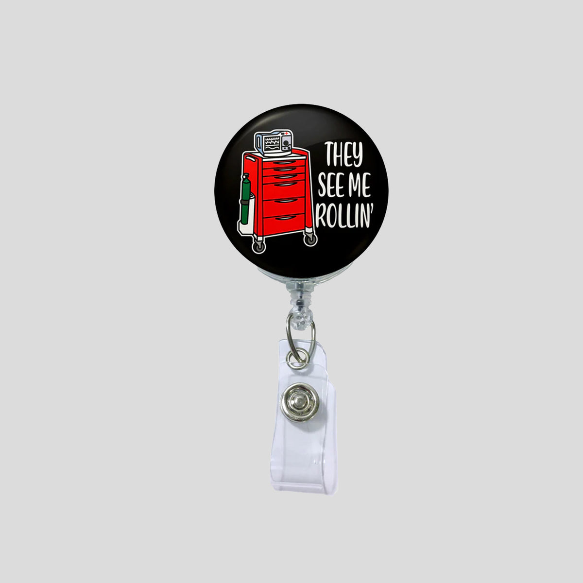 Rollin Crash Cart Badge Holder
