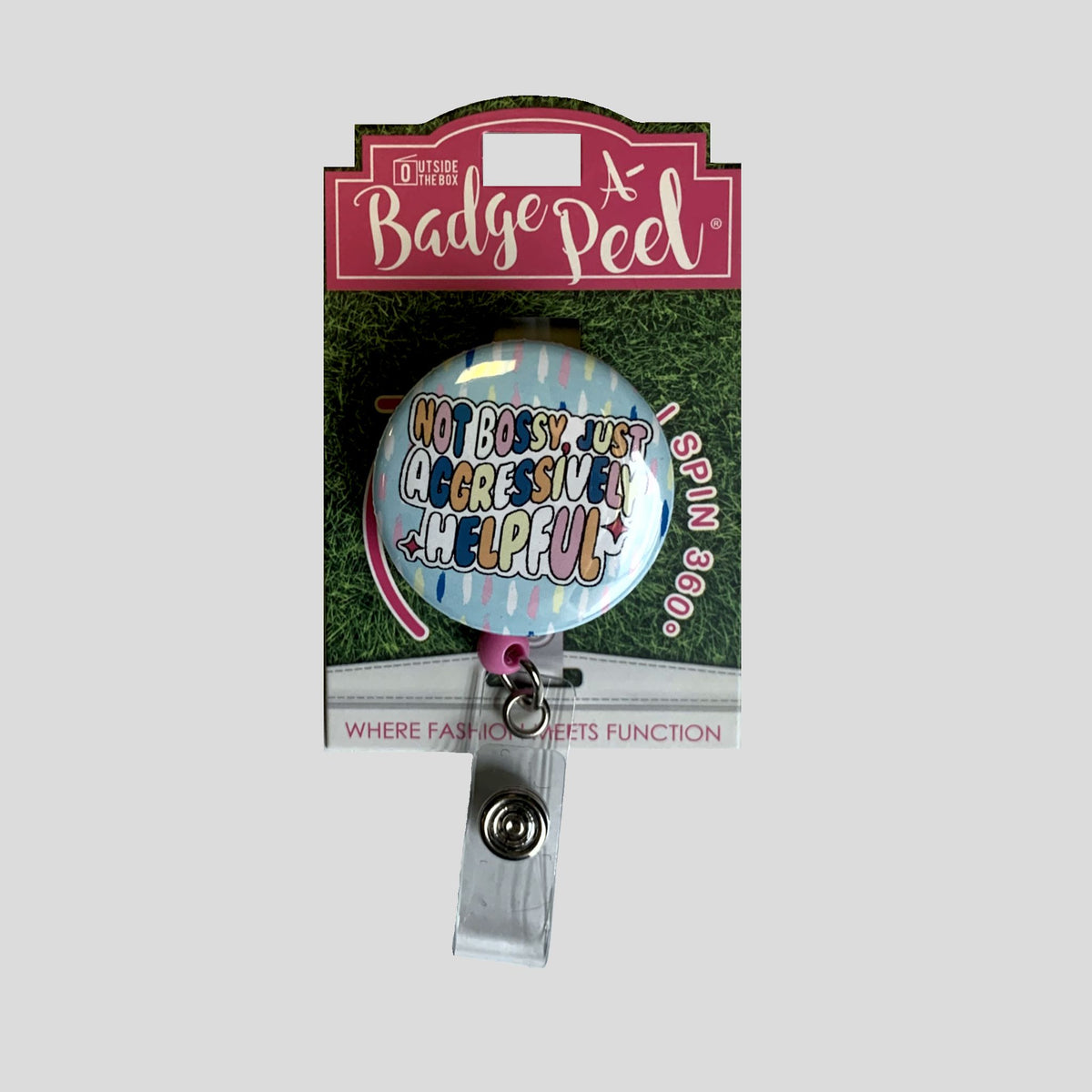 Not Bossy Badge Holder