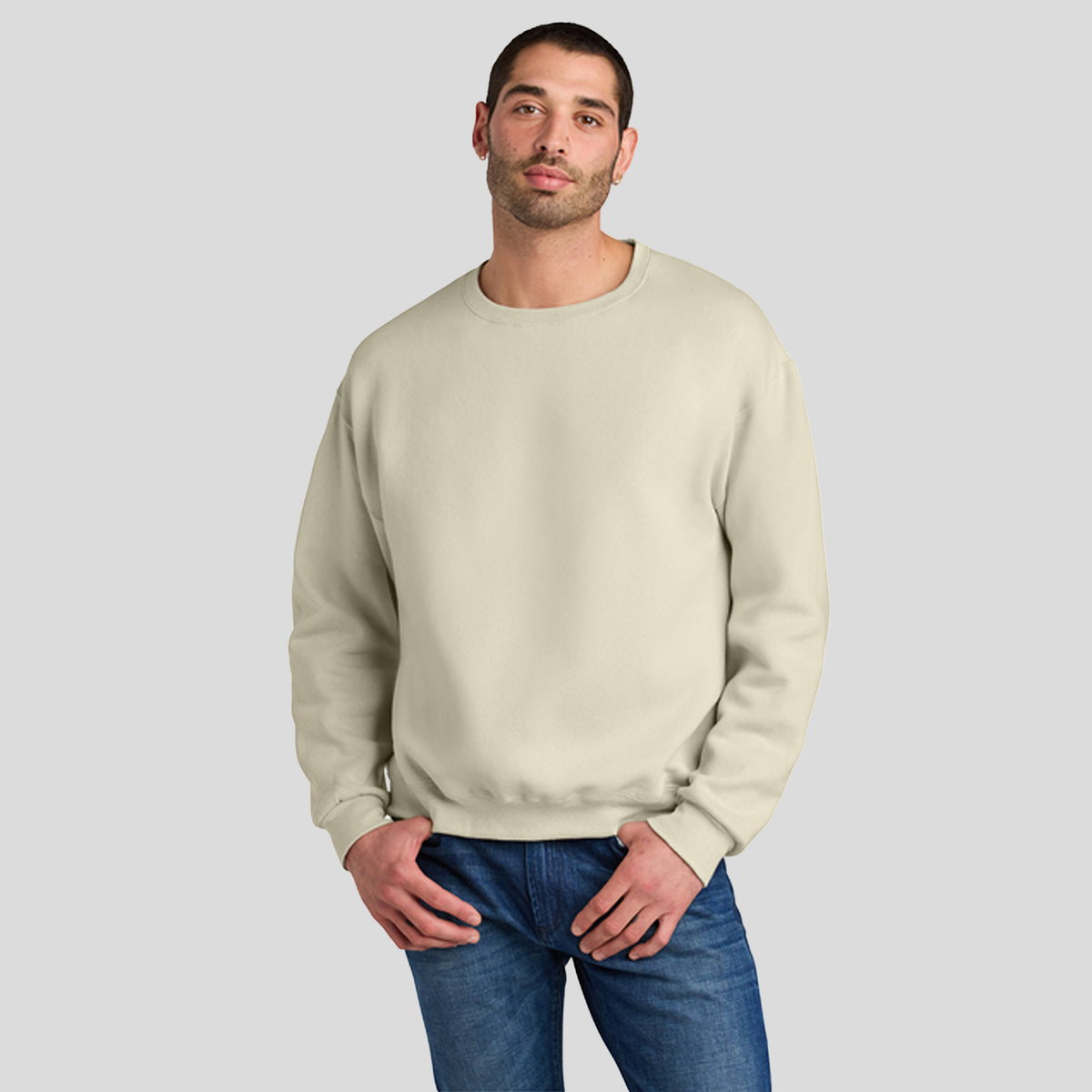 Rugged™ Unisex Crewneck Sweatshirt | Putty