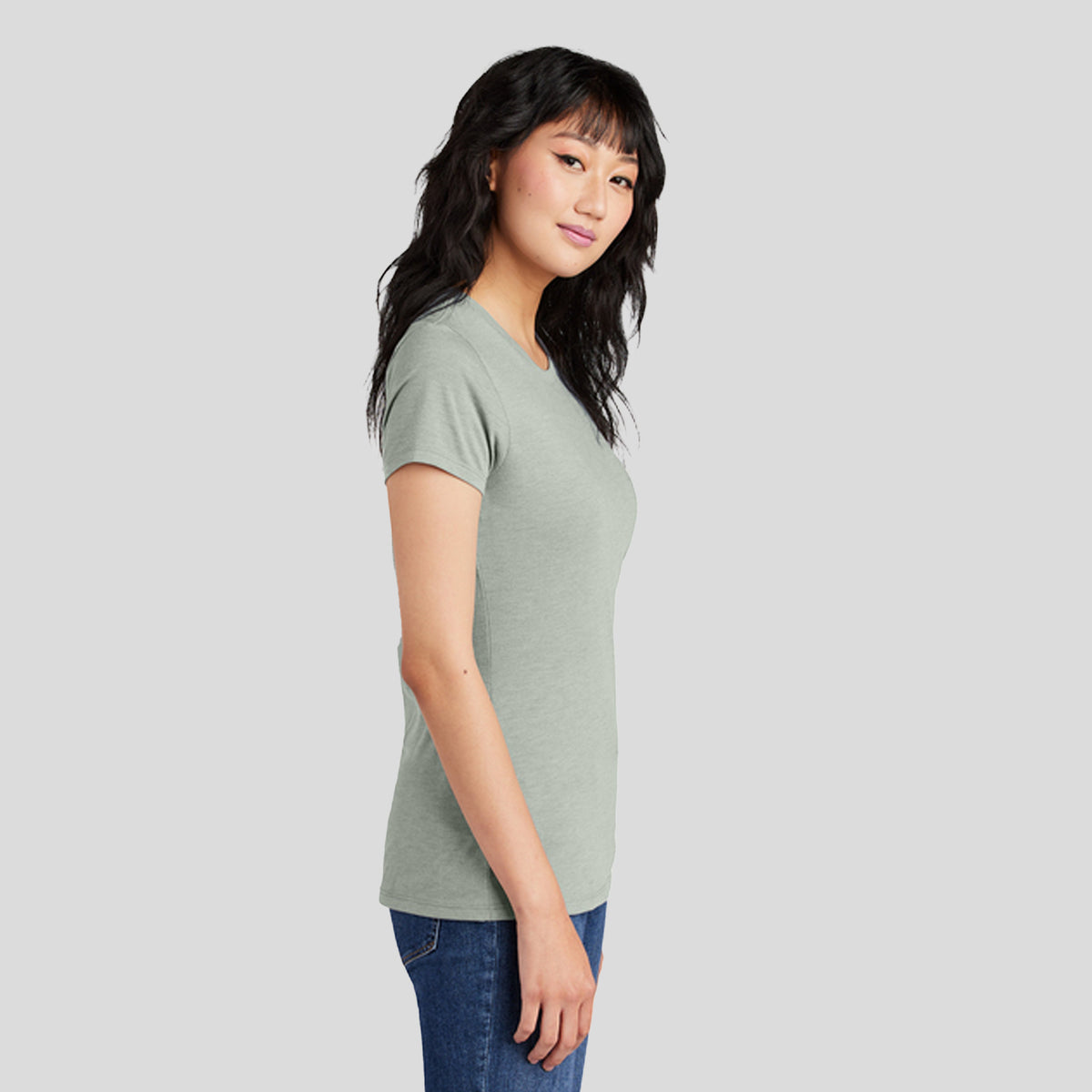 Women’s Perfect Tri® Tee | Heathered Grey