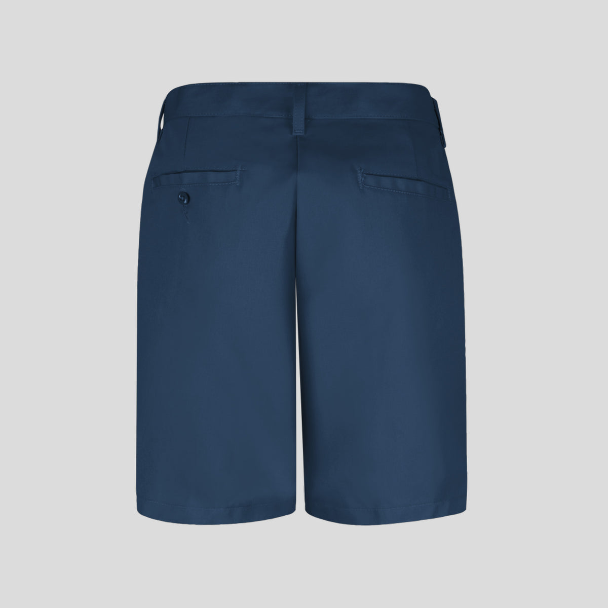Women's Plain Front Shorts-8" Inseam | Navy