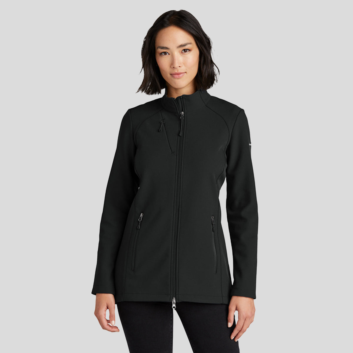 Women's Stretch Soft Shell Jacket | Deep Black