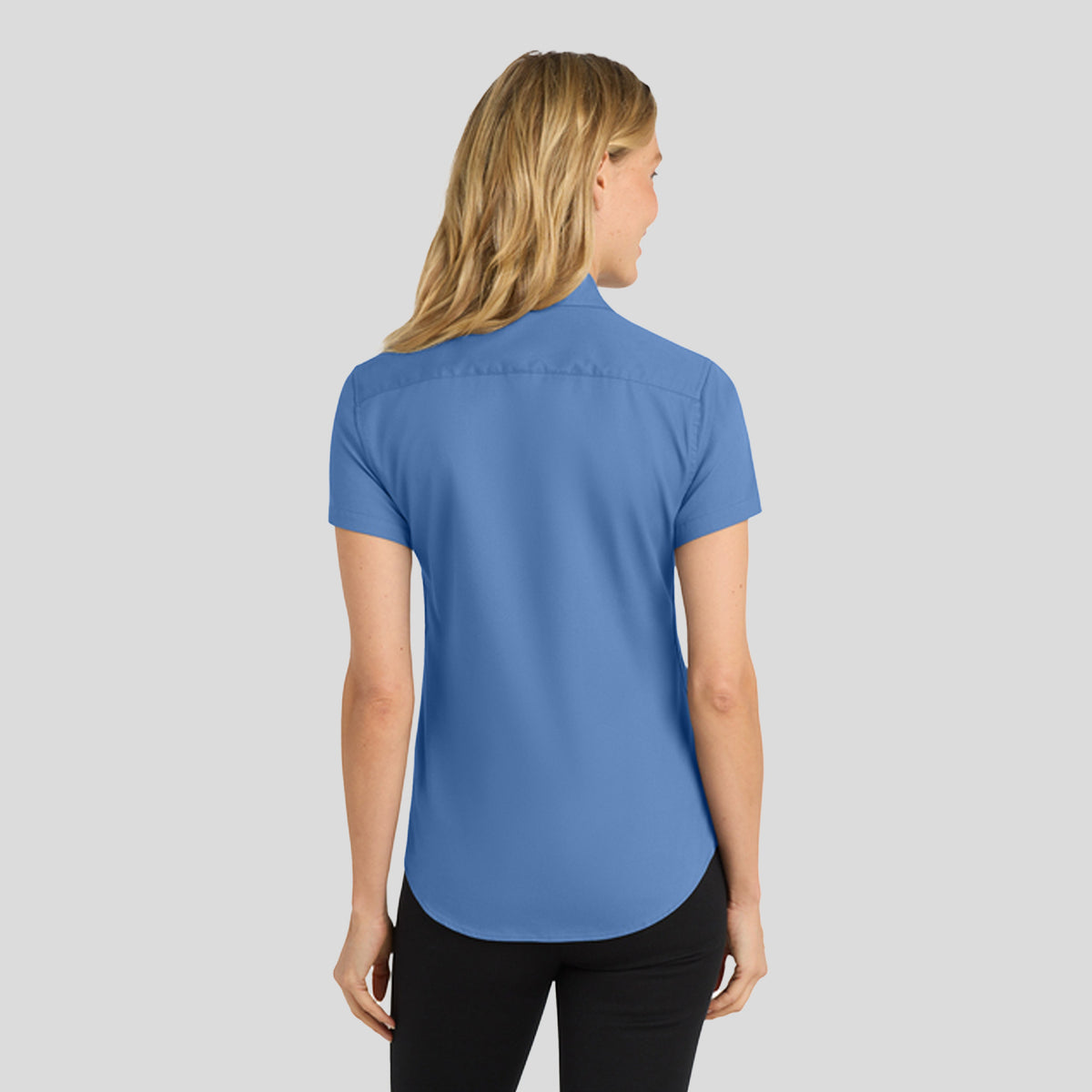 Women's Short Sleeve Easy Care Shirt | Ultramarine Blue