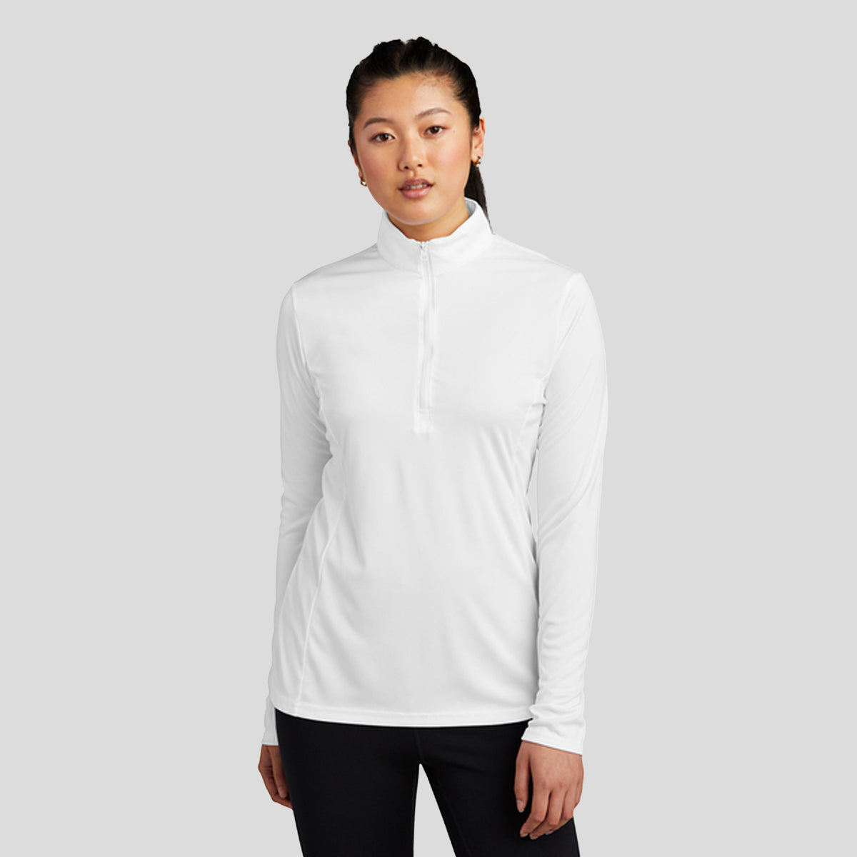 Women's PosiCharge® Competitor™ 1/4-Zip Pullover | White