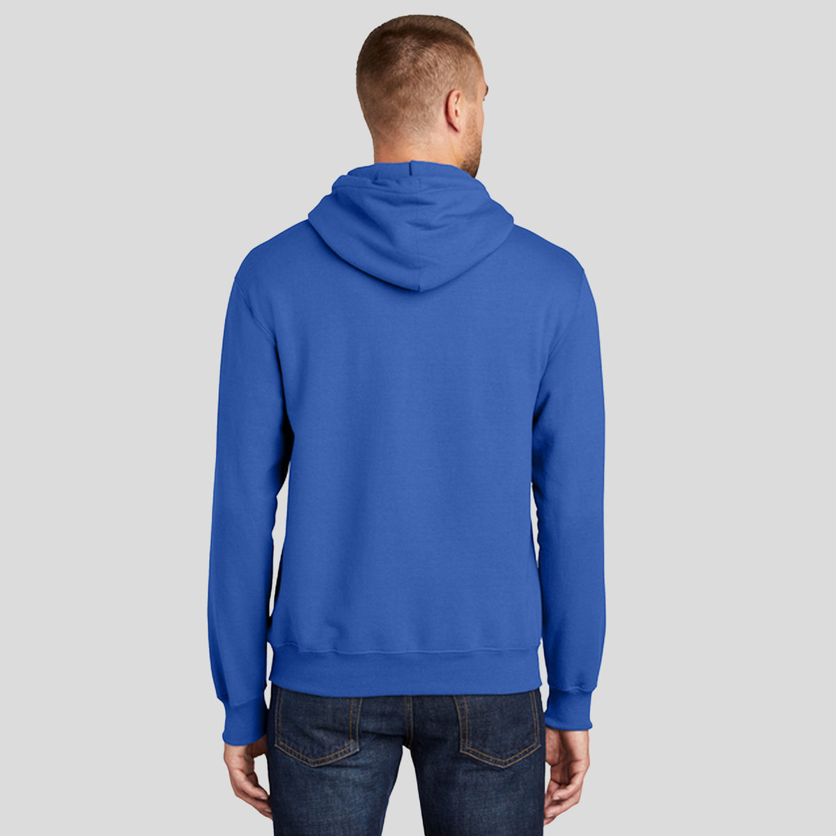 Tall Essential Fleece Pullover Hooded Sweatshirt | Royal