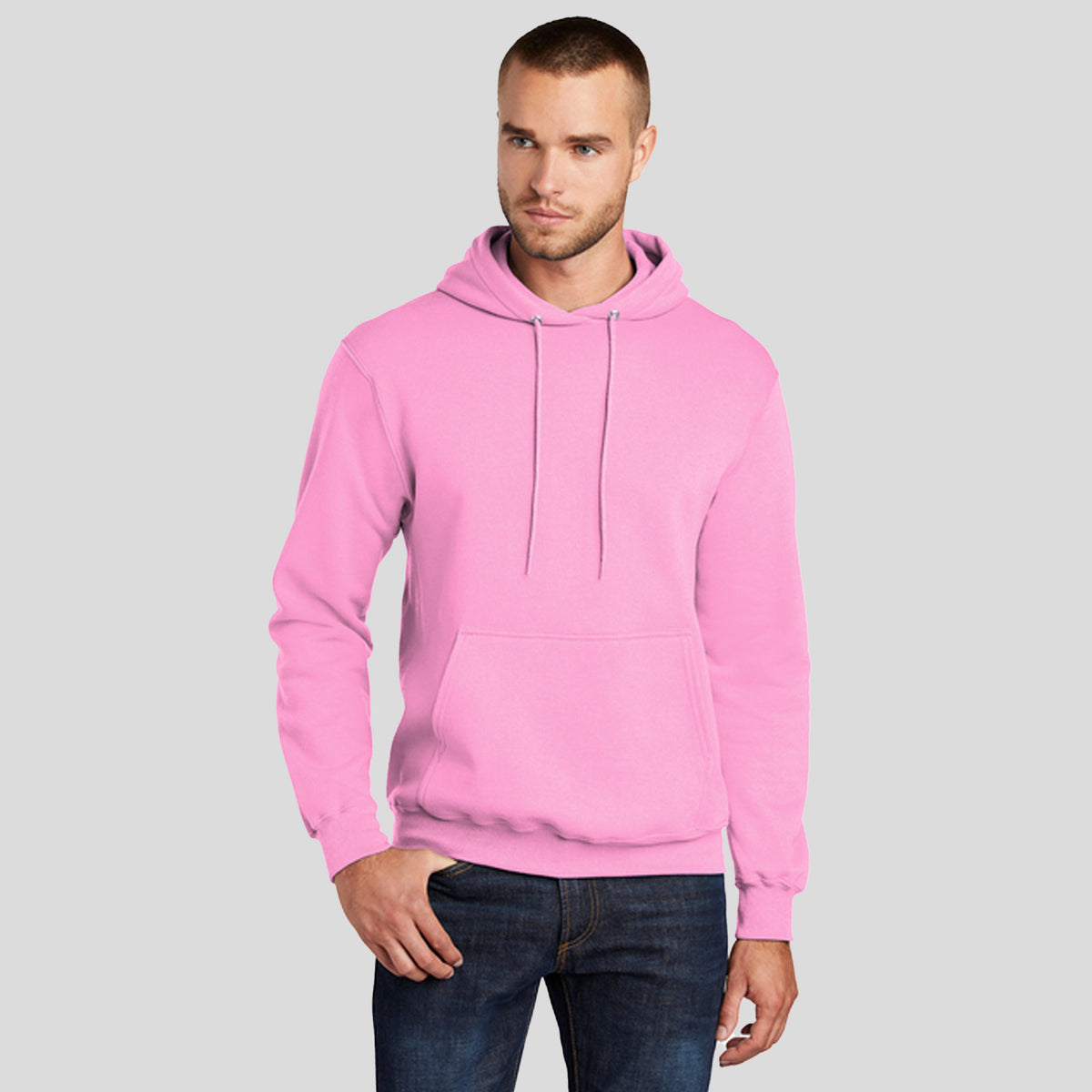 Core Fleece Pullover Hooded Sweatshirt | Candy Pink