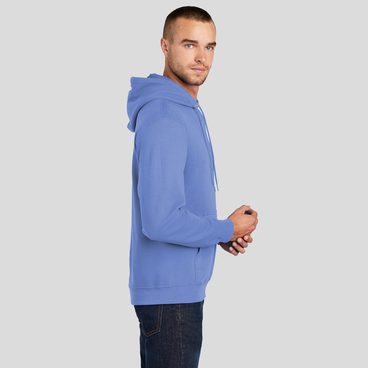Core Fleece Pullover Hooded Sweatshirt | Carolina Blue