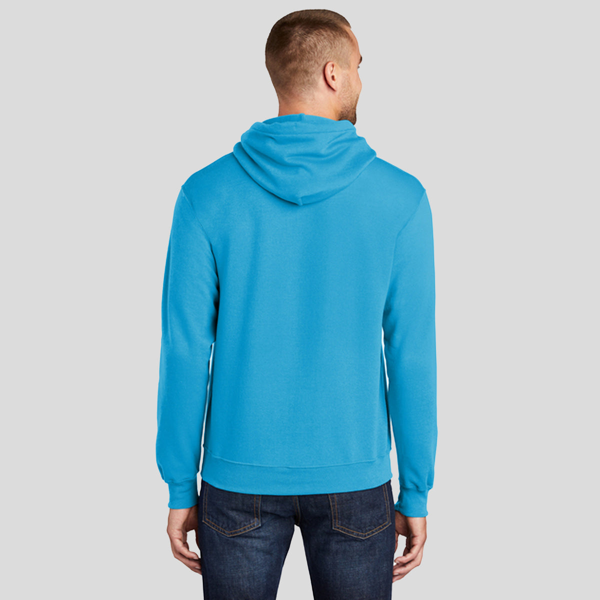 Core Fleece Pullover Hooded Sweatshirt | Neon Blue