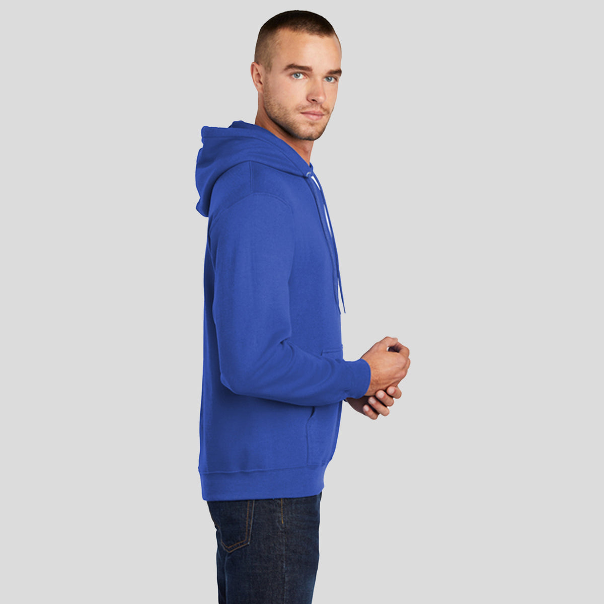 Core Fleece Pullover Hooded Sweatshirt | True Royal