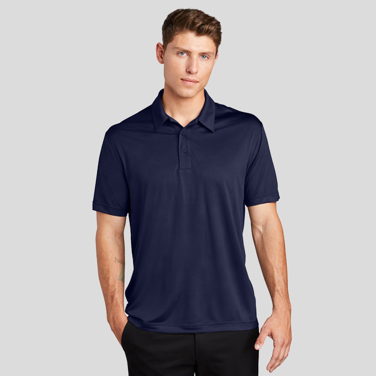 Embossed PosiCharge® Tough Polo® | True Navy