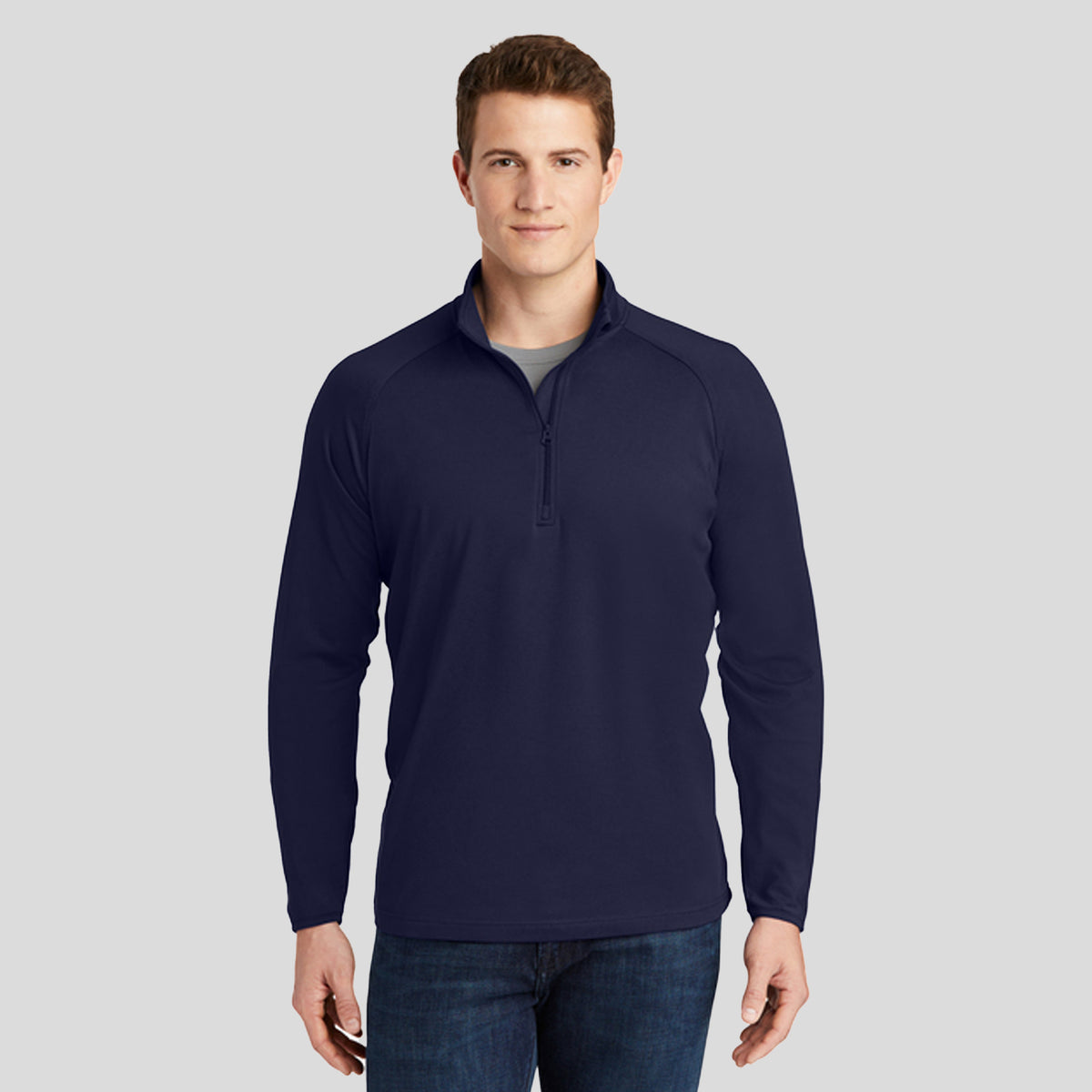 Sport-Wick® Stretch 1/4-Zip Pullover | True Navy